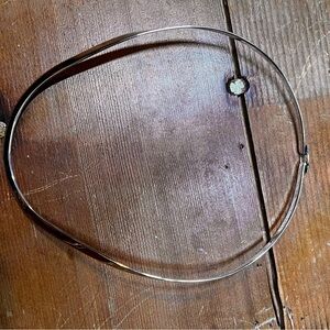 Vintage Silpada Flat Choker Collar necklace N0114